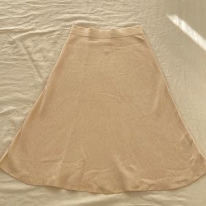 Knit midi skirt